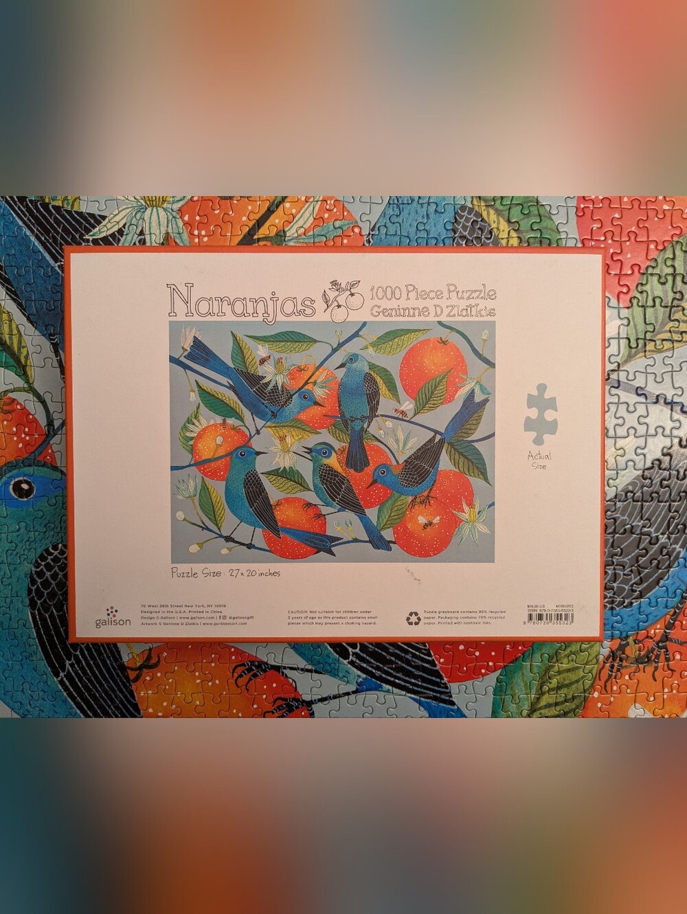 Galison 1000 Piece Puzzle - Picture 3 of 9